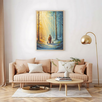 The Journey Home I, Christian Canvas Wall Art, Christmas Gift Ideas, Christian Home Decor, Ciaocustom