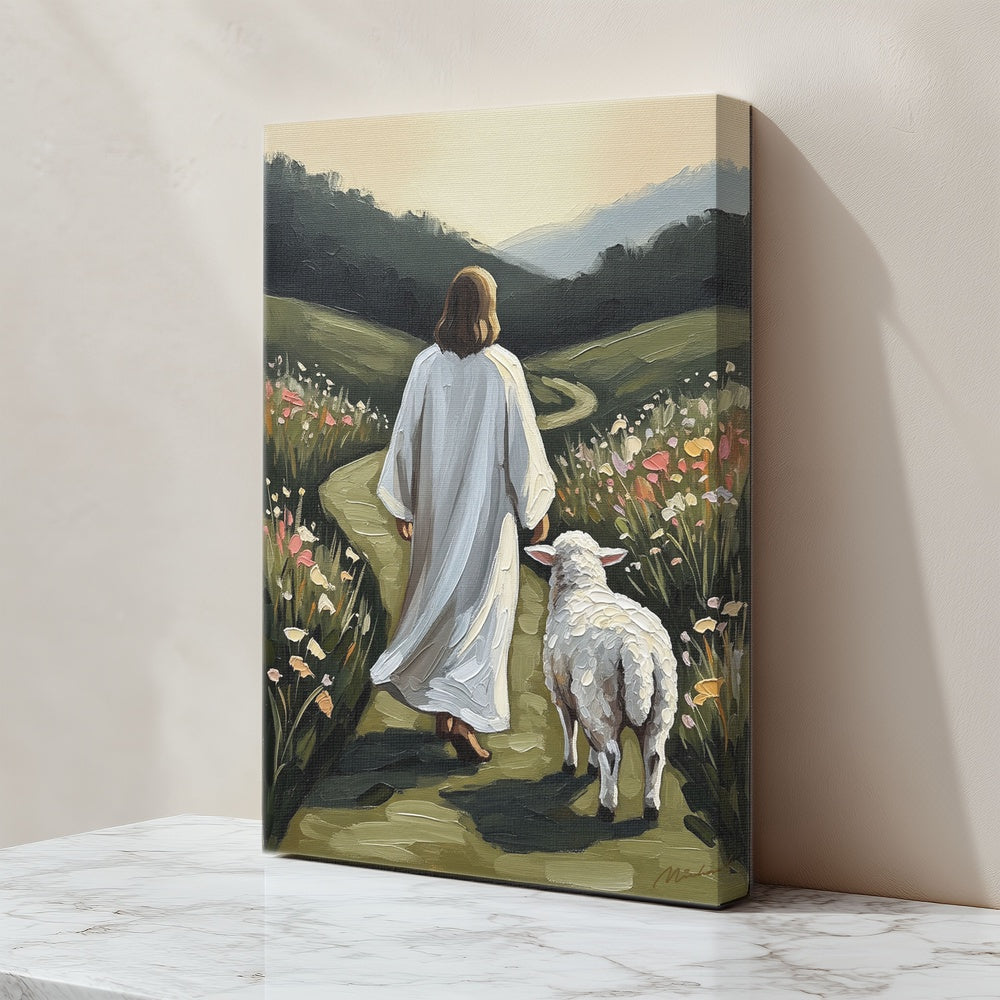 The Journey Home VIII, Christian Canvas Wall Art, Christmas Gift Ideas, Christian Home Decor, Ciaocustom