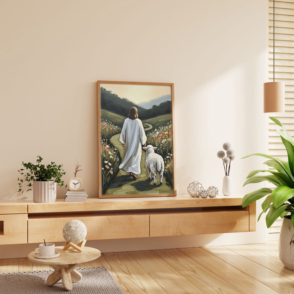 The Journey Home VIII, Christian Canvas Wall Art, Christmas Gift Ideas, Christian Home Decor, Ciaocustom