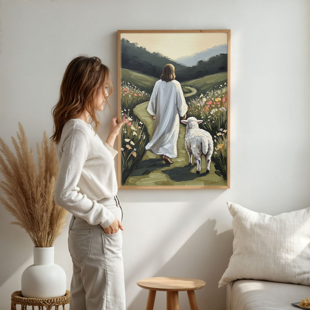 The Journey Home VIII, Christian Canvas Wall Art, Christmas Gift Ideas, Christian Home Decor, Ciaocustom