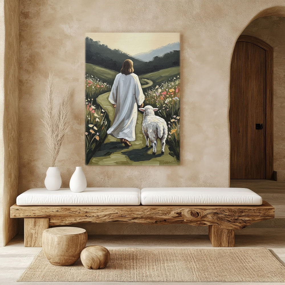 The Journey Home VIII, Christian Canvas Wall Art, Christmas Gift Ideas, Christian Home Decor, Ciaocustom