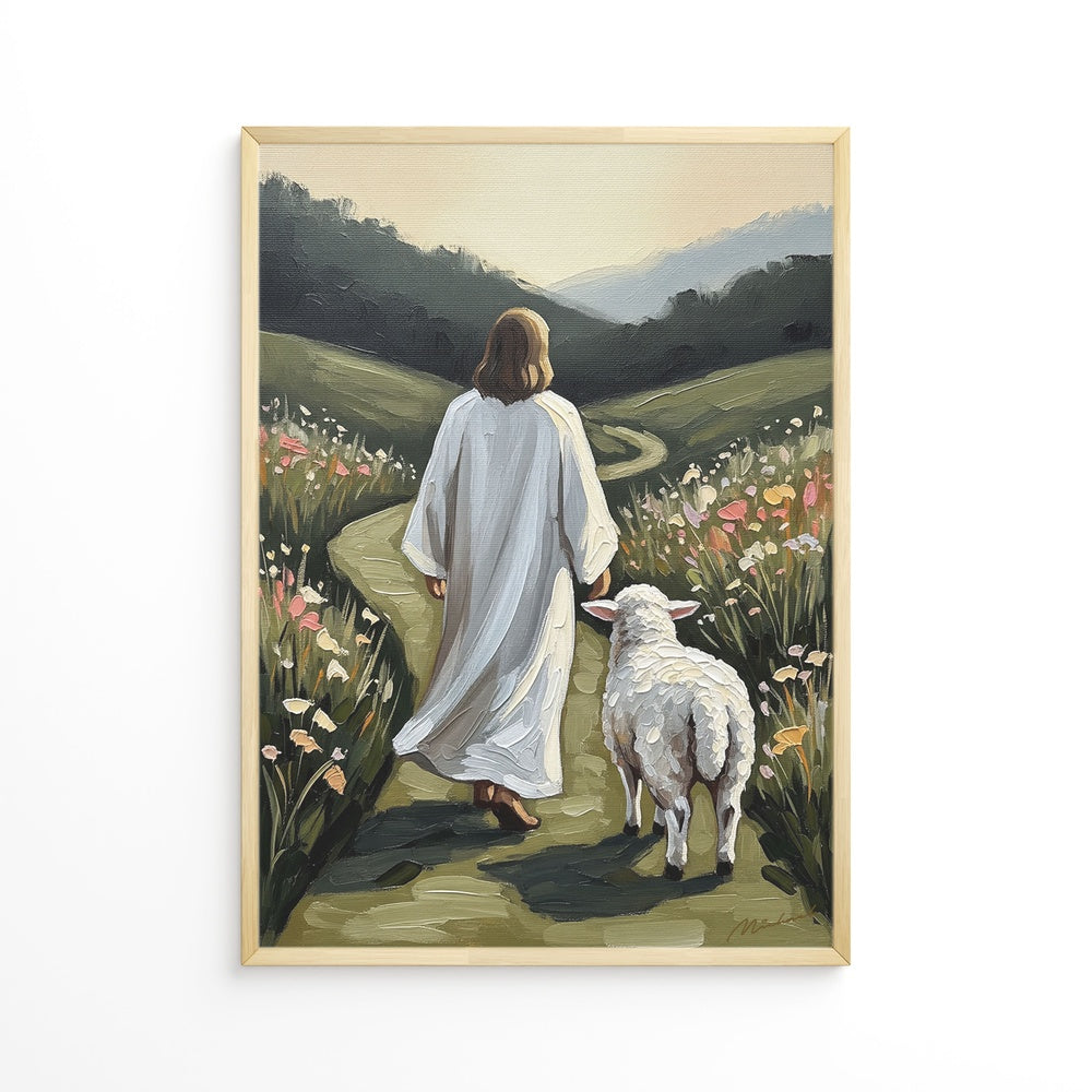 The Journey Home VIII, Christian Canvas Wall Art, Christmas Gift Ideas, Christian Home Decor, Ciaocustom