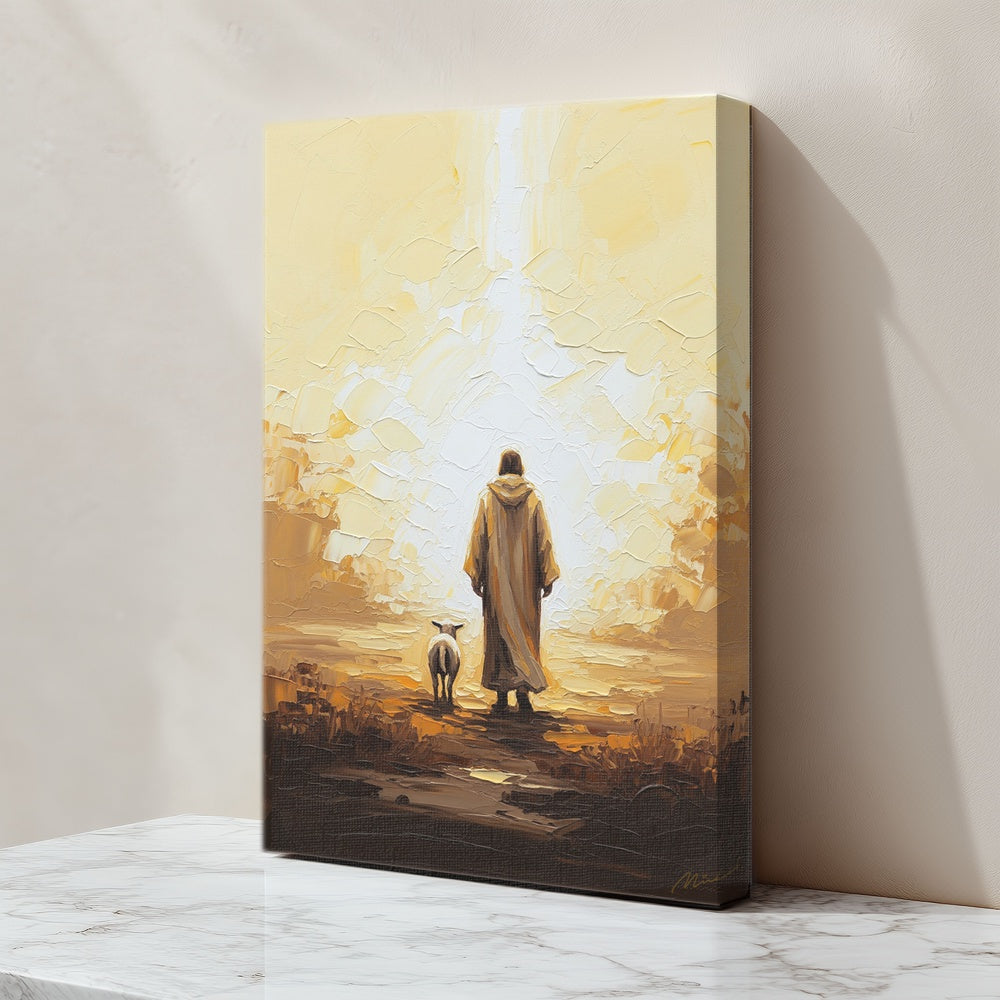 The Journey Home VII, Christian Canvas Wall Art, Christmas Gift Ideas, Christian Home Decor, Ciaocustom