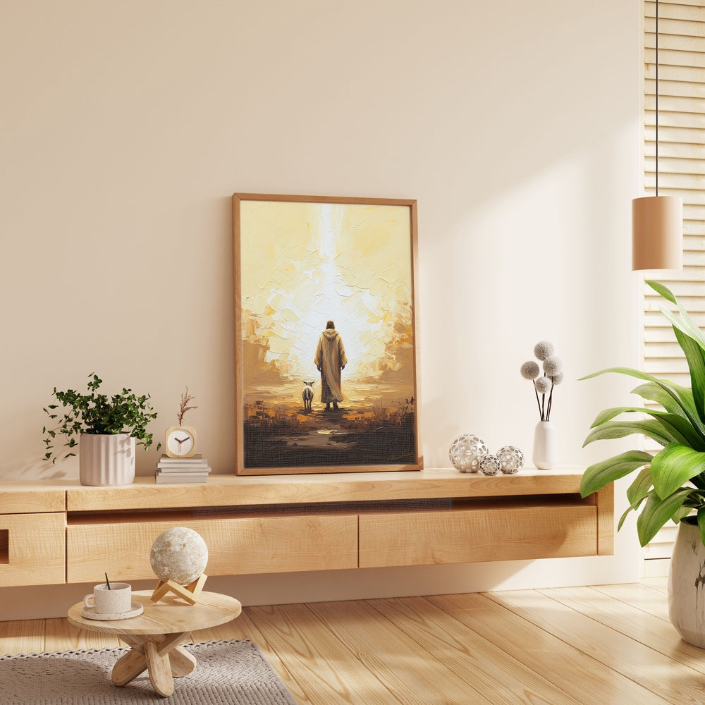 The Journey Home VII, Christian Canvas Wall Art, Christmas Gift Ideas, Christian Home Decor, Ciaocustom