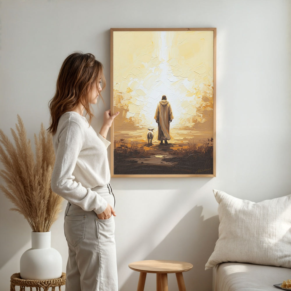 The Journey Home VII, Christian Canvas Wall Art, Christmas Gift Ideas, Christian Home Decor, Ciaocustom