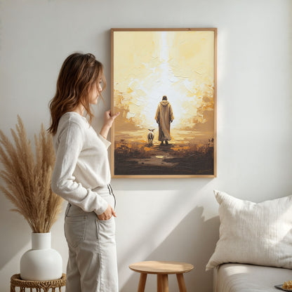 The Journey Home VII, Christian Canvas Wall Art, Christmas Gift Ideas, Christian Home Decor, Ciaocustom