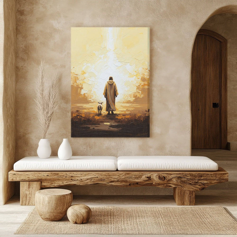 The Journey Home VII, Christian Canvas Wall Art, Christmas Gift Ideas, Christian Home Decor, Ciaocustom