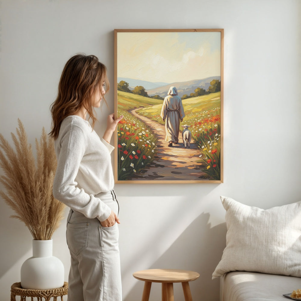 The Journey Home VI, Christian Canvas Wall Art, Christmas Gift Ideas, Christian Home Decor, Ciaocustom