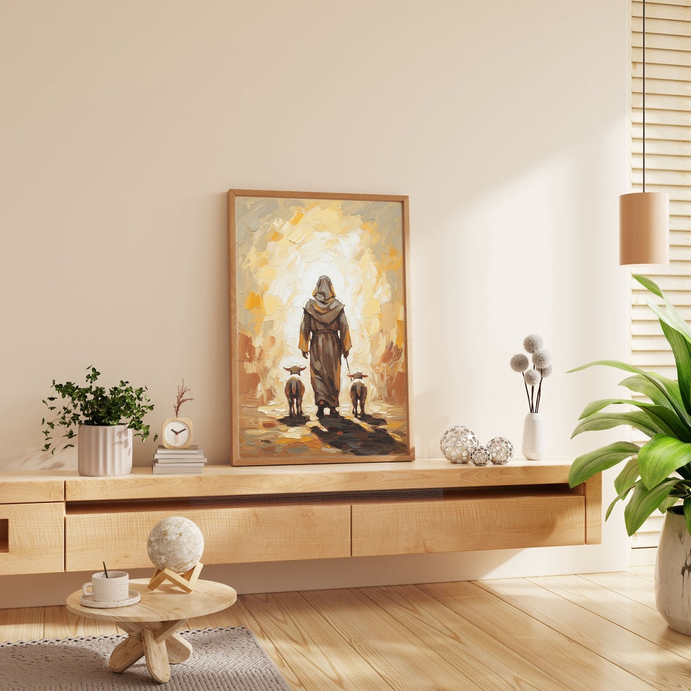 The Journey Home V, Christian Canvas Wall Art, Christmas Gift Ideas, Christian Home Decor, Ciaocustom