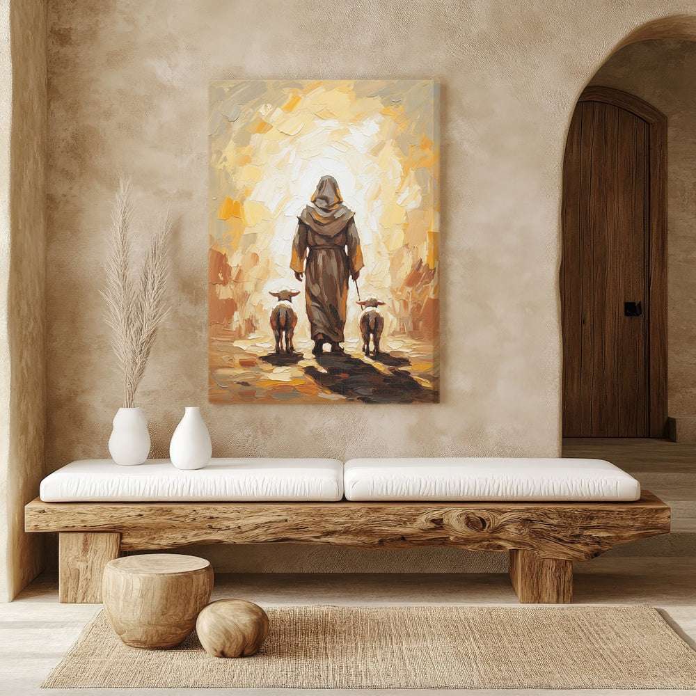 The Journey Home V, Christian Canvas Wall Art, Christmas Gift Ideas, Christian Home Decor, Ciaocustom