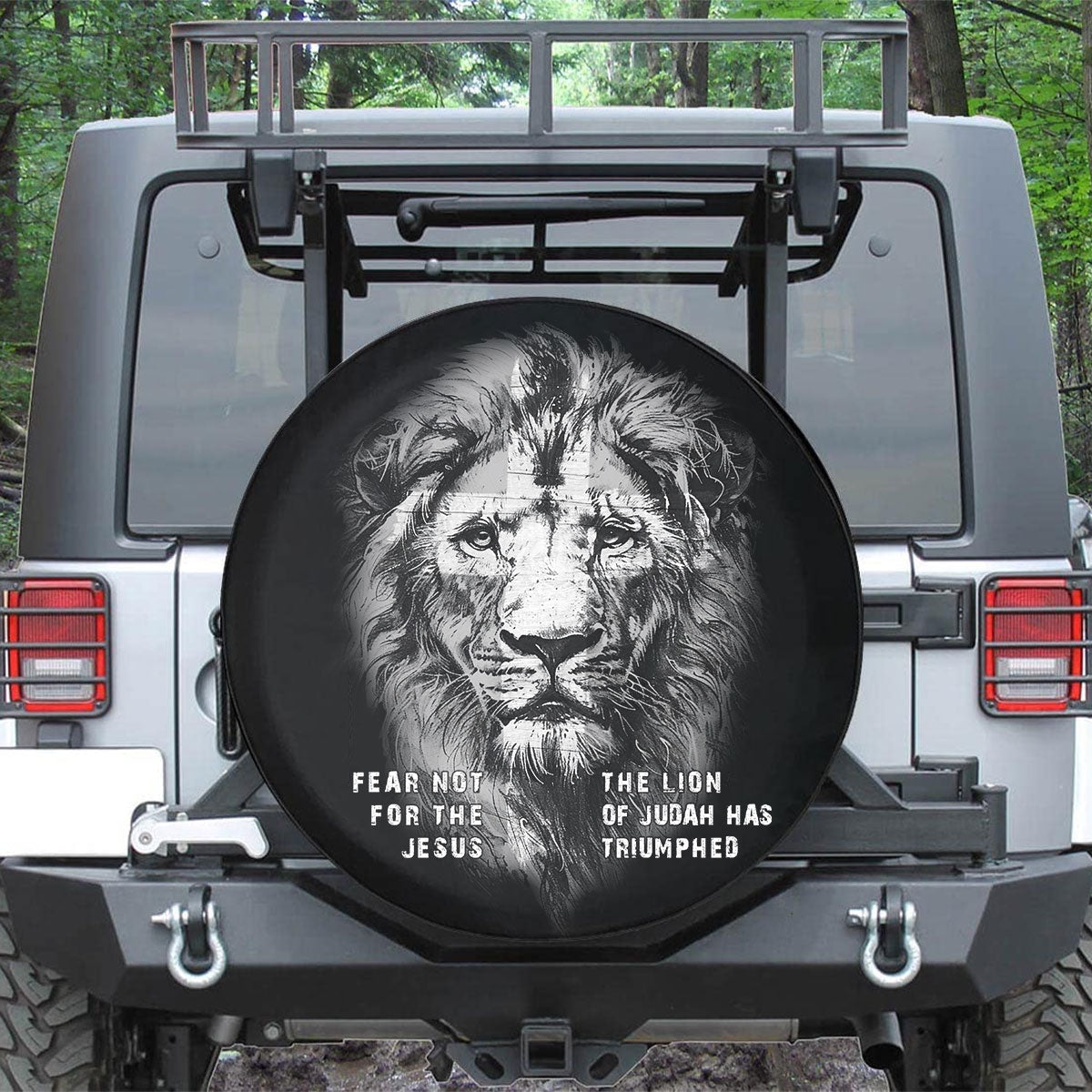 The Lion Of Judah Has Triumphed Spare Tire Cover - Christian Tire Cover