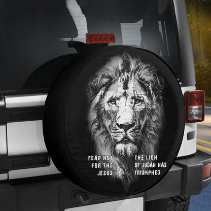 The Lion Of Judah Has Triumphed Spare Tire Cover - Christian Tire Cover