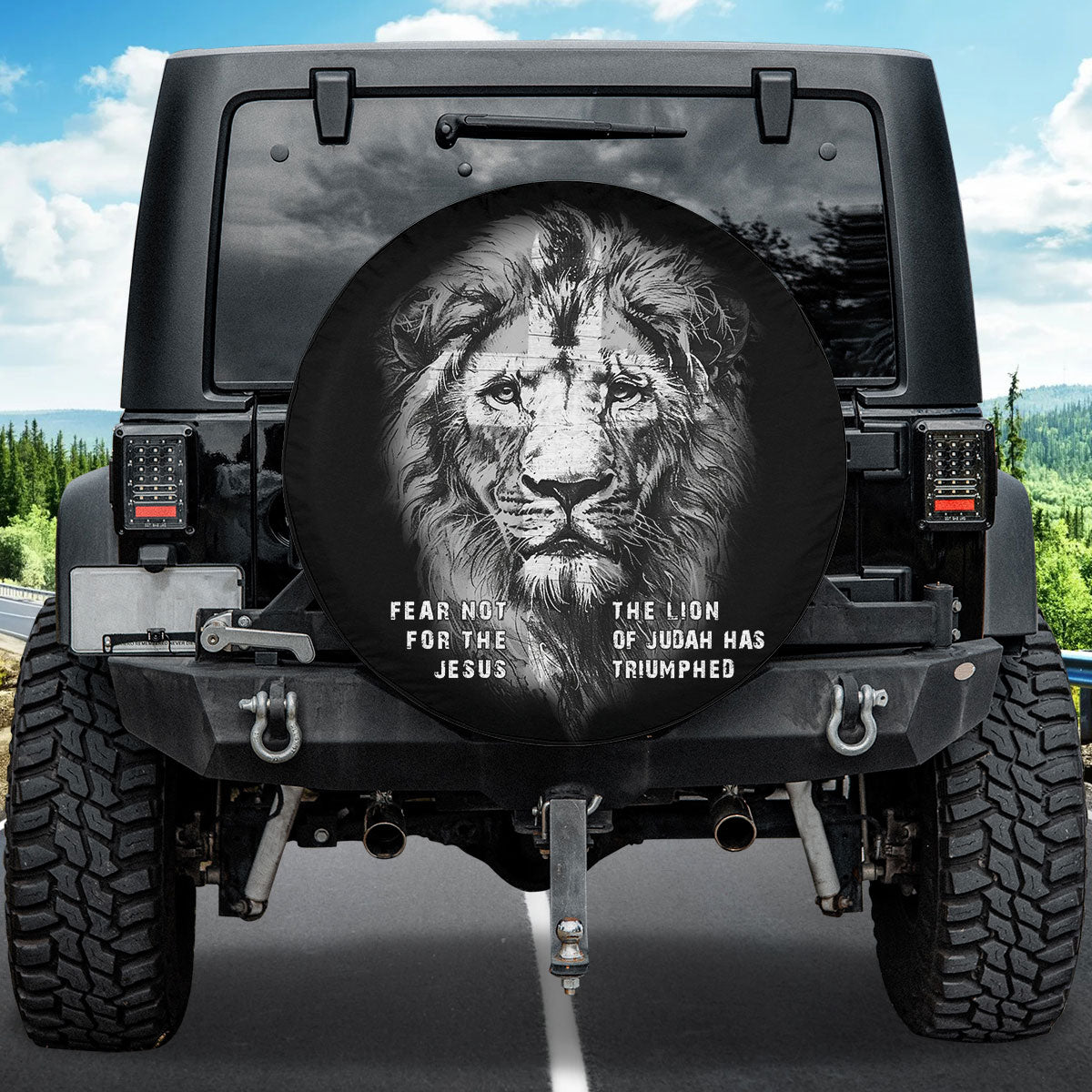 The Lion Of Judah Has Triumphed Spare Tire Cover - Christian Tire Cover