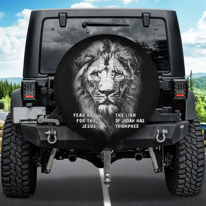 The Lion Of Judah Has Triumphed Spare Tire Cover - Christian Tire Cover