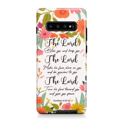 The Lord Bless You And Keep You Numbers 624-26 Bible Verse Phone Case - Christian Gifts for Women