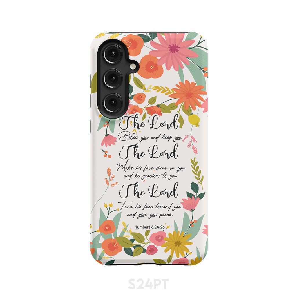 The Lord Bless You And Keep You Numbers 624-26 Bible Verse Phone Case - Christian Gifts for Women