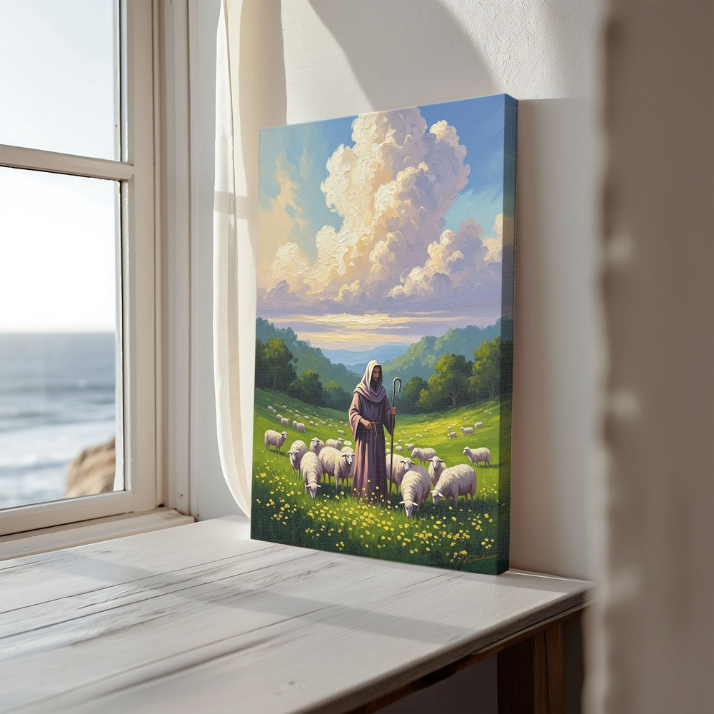 The Lord is My Shepherd, Christian Canvas Wall Art, Christmas Gift Ideas, Christian Home Decor, Ciaocustom