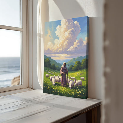 The Lord is My Shepherd, Christian Canvas Wall Art, Christmas Gift Ideas, Christian Home Decor, Ciaocustom