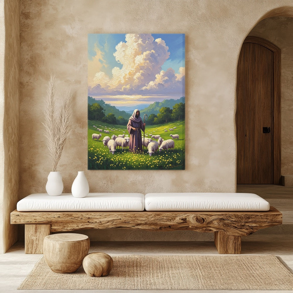 The Lord is My Shepherd, Christian Canvas Wall Art, Christmas Gift Ideas, Christian Home Decor, Ciaocustom