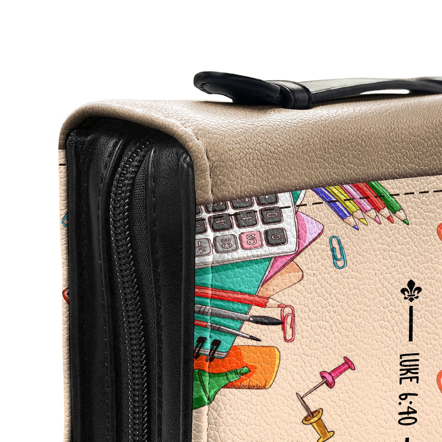 The Student Is Not Above The Teacher Luke 640 Personalized Bible Cover - Christian Bible Covers For Women