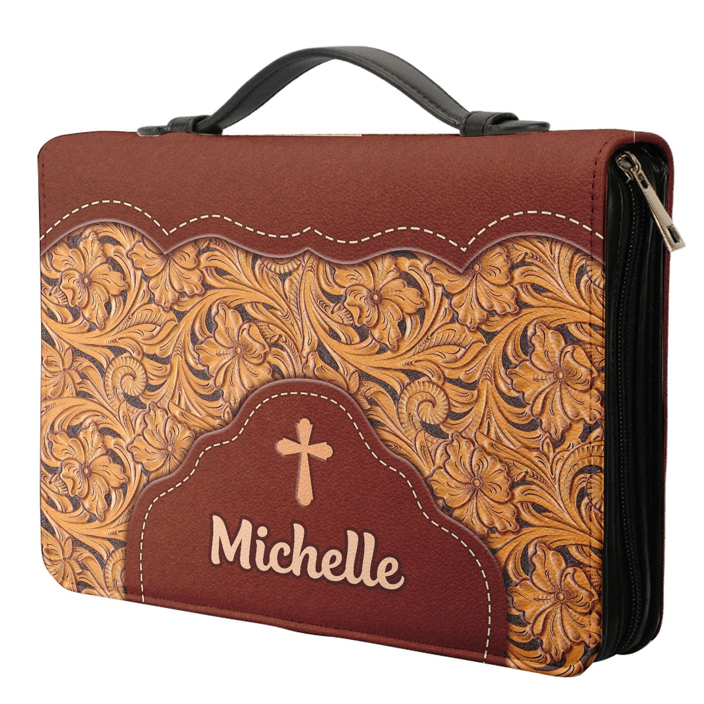 The Word Of Our God Stands Forever Isaiah 40 8 Butterfly Flower Carving Personalized Bible Cover