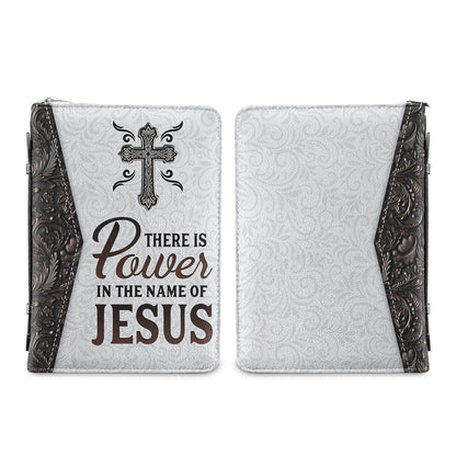 There Is Power In The Name Of Jesus Personalized Bible Cover - Christian Bible Covers For Women