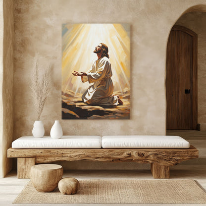 Thy Will Be Done, Christian Canvas Wall Art, Christmas Gift Ideas, Christian Home Decor, Ciaocustom