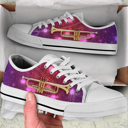 Trumpet Sparkly Bg Low Top Music Shoes, Canvas Shoes Design, Low Top Sneaker