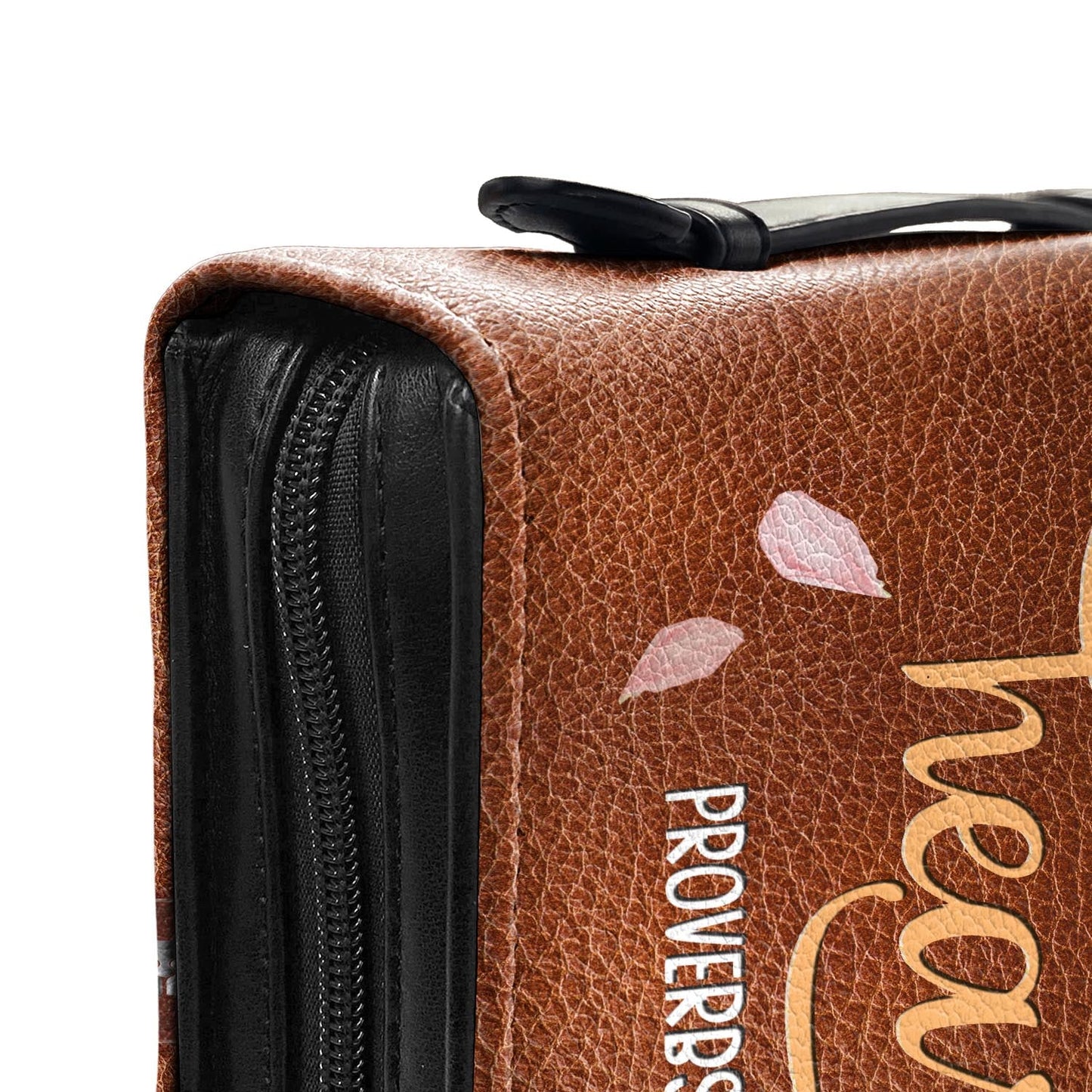 Trust In The Lord Proverbs 3 5 Butterfly Flower Zipper Style Personalized Bible Cover - Christian Bible Covers For Women