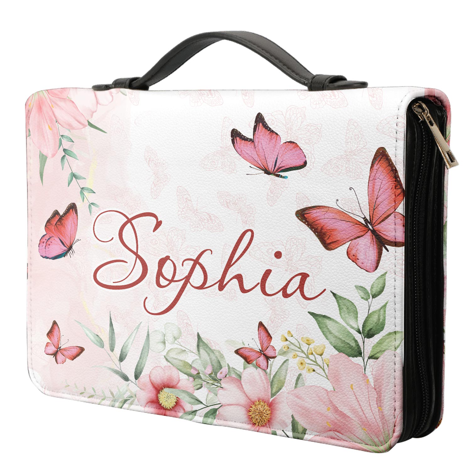 Trust In The Lord Proverbs 3 5 Butterfly Personalized Bible Cover - Christian Bible Covers For Women