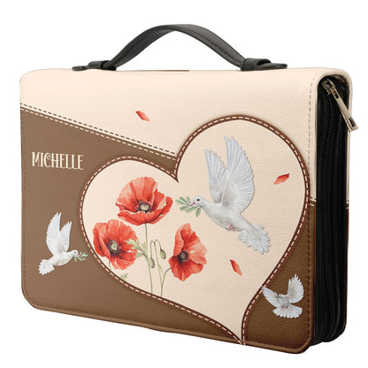 Trust Your Lord With All Your Heart Proverbs 3 5 Lion Lamb Personalized Bible Cover - Christian Bible Covers For Women