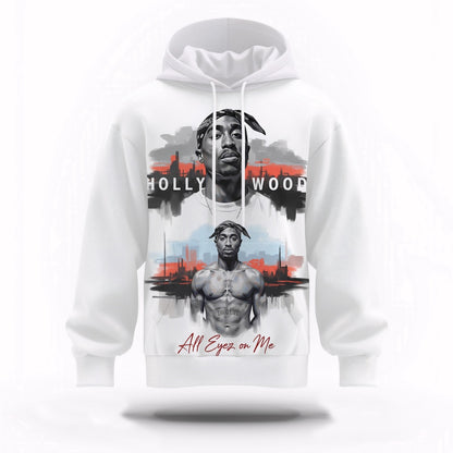 Tupac Street Legend Graffiti 3D Hoodie, Rapper 3D Hoodie, Rap Legends Hoodie