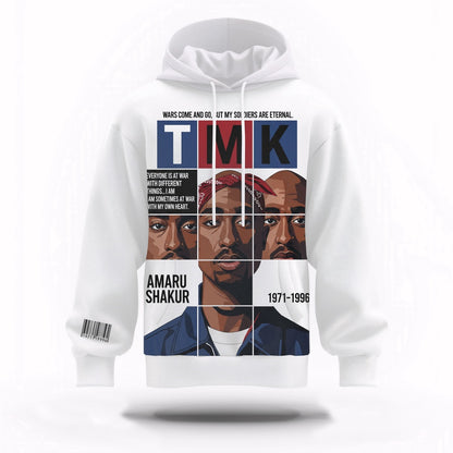 Tupac TMK Magazine Cover 3D Hoodie, Rapper 3D Hoodie, Rap Legends Hoodie