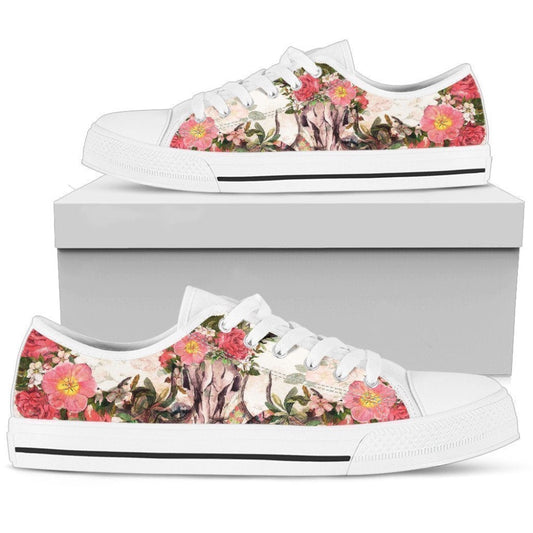 Undying Garden Women's Low Top Shoes, Low Top Sneaker, Low Top Canvas Shoes