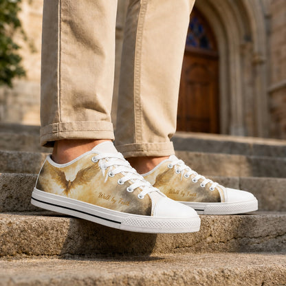 Walk By Faith Artistic Low Top Shoes Life style      