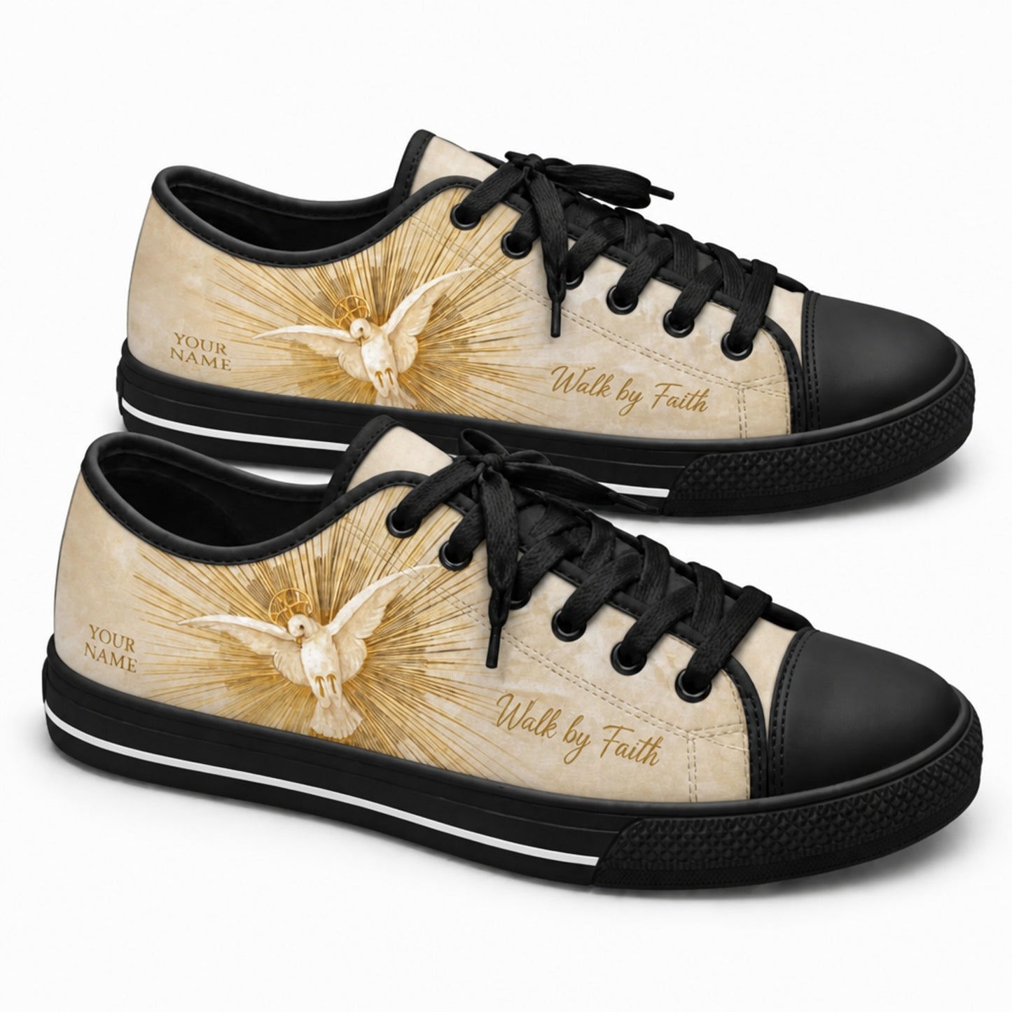 Walk By Faith Classic Low Top Shoes black shoes      