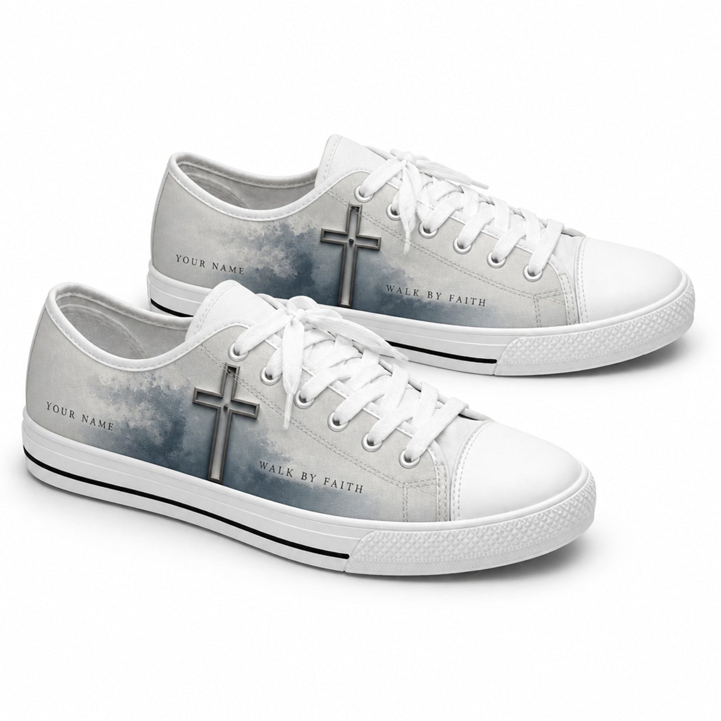 Walk By Faith Cross Classic Low Top Shoes        