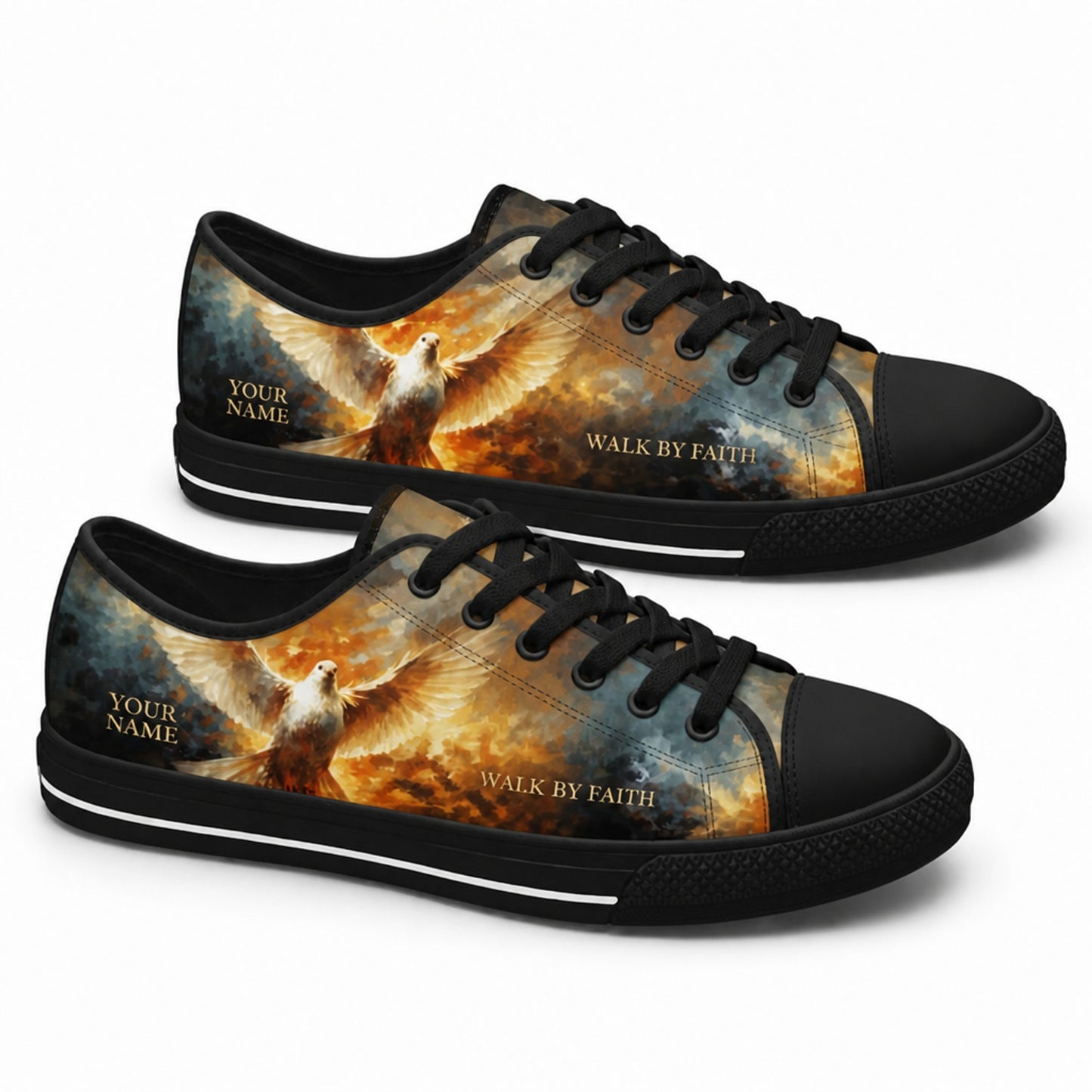 Walk By Faith Dove Classic Low Top Shoes black shoes    