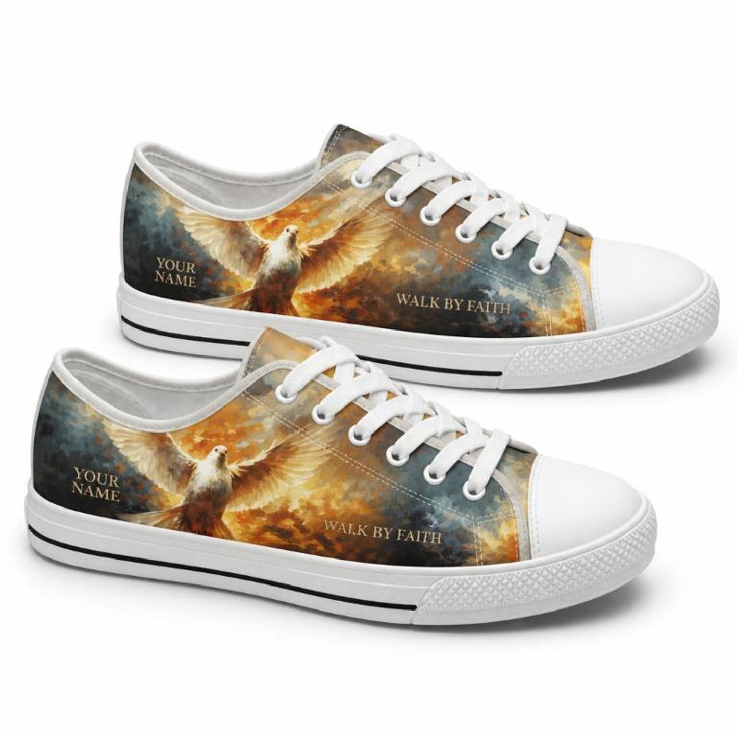 Walk By Faith Dove Classic Low Top Shoes        