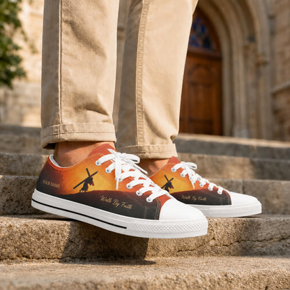 Walk By Faith Shoes Graphic Low Top Shoes Life style    