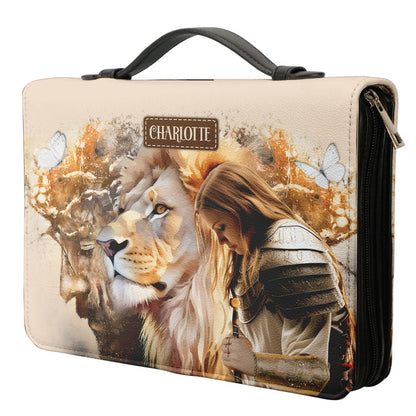 Way Maker Miracle Keeper Knights Templar Personalized Bible Cover - Inspirational Bible Covers For Women