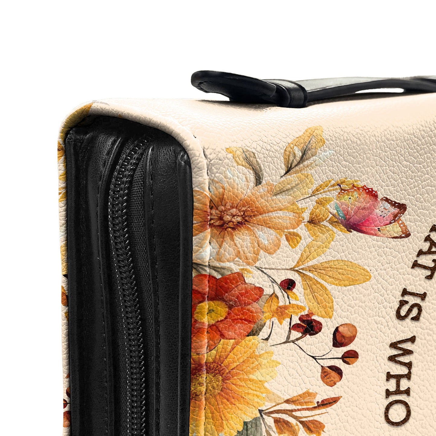 Way Maker Miracle Keeper Lion Butterfly Personalized Bible Cover - Inspirational Bible Covers For Women