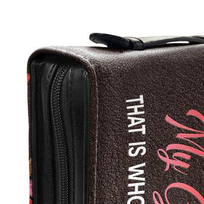 Way Maker Miracle Worker Butterfly Leather Style Personalized Bible Cover - Inspirational Bible Covers For Women