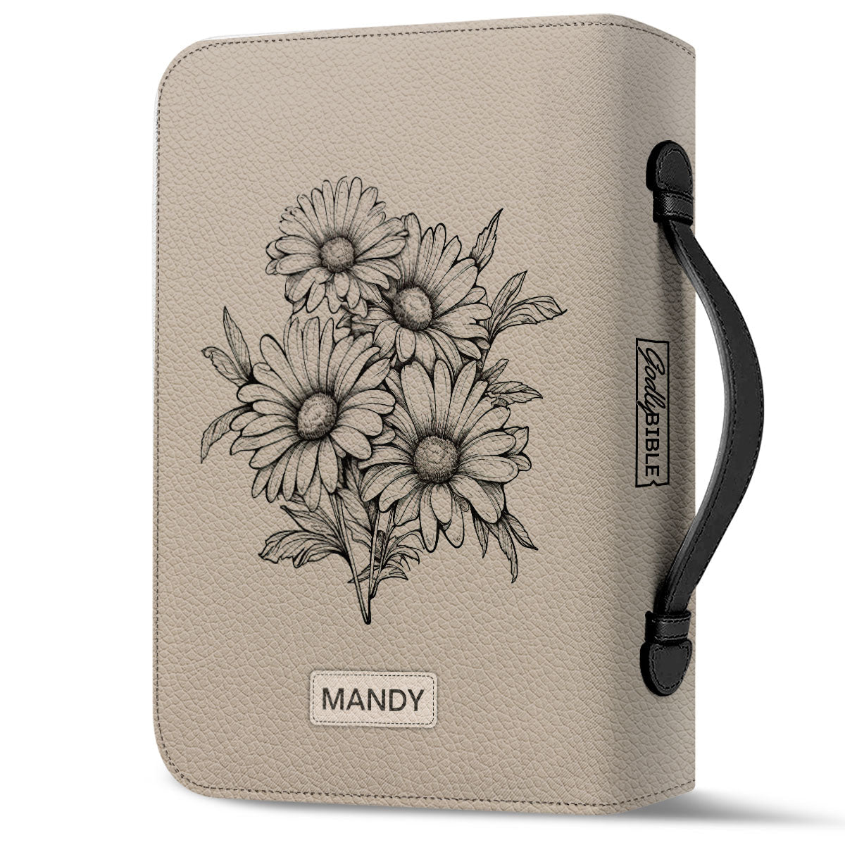 Way Maker Miracle Worker Daisy Personalized Bible Cover - Inspirational Bible Covers For Women