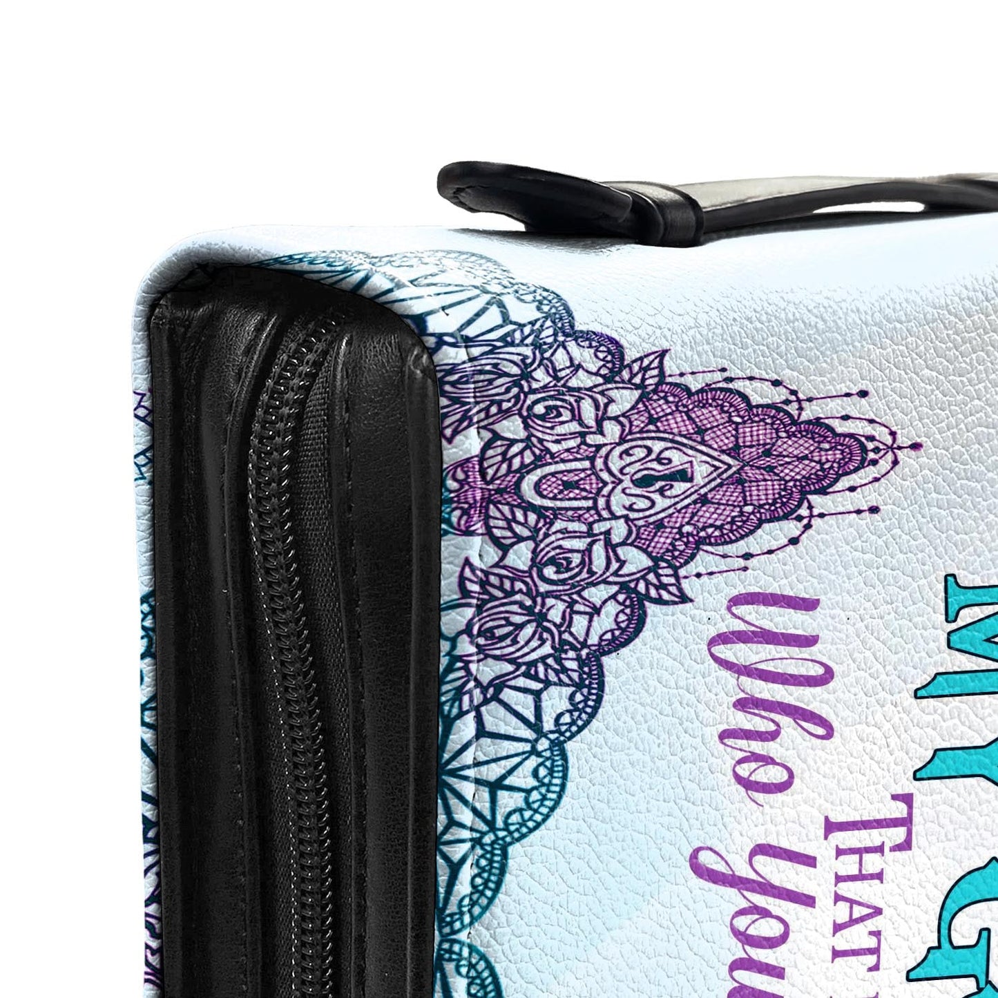 Way Maker Miracle Worker Hologram Personalized Bible Cover - Inspirational Bible Covers For Women