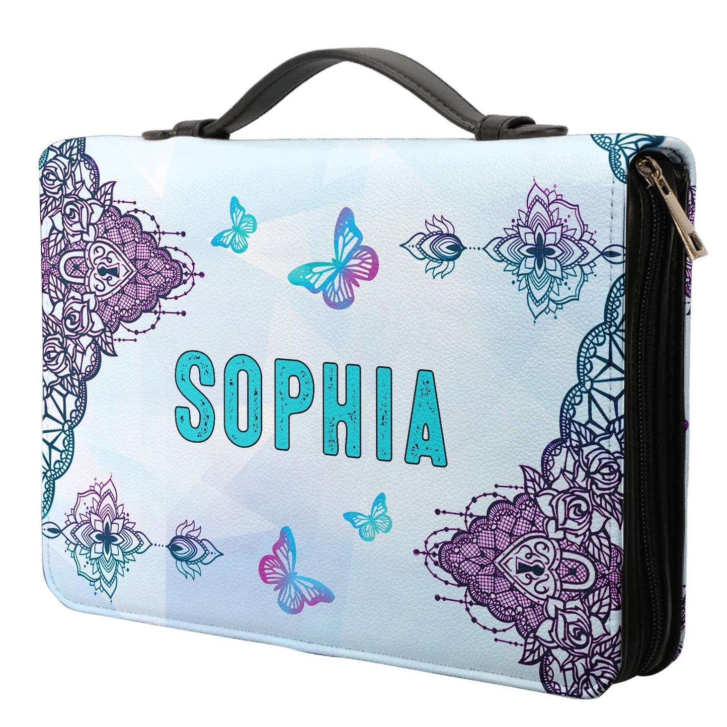 Way Maker Miracle Worker Hologram Personalized Bible Cover - Inspirational Bible Covers For Women