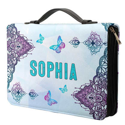 Way Maker Miracle Worker Hologram Personalized Bible Cover - Inspirational Bible Covers For Women