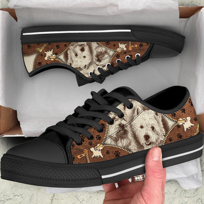 West Highland White Terrier Low Top Shoes - Low Top Sneaker - Dog Walking Shoes Men Women, Dog Printed Shoes, Canvas Shoes For Men, Women