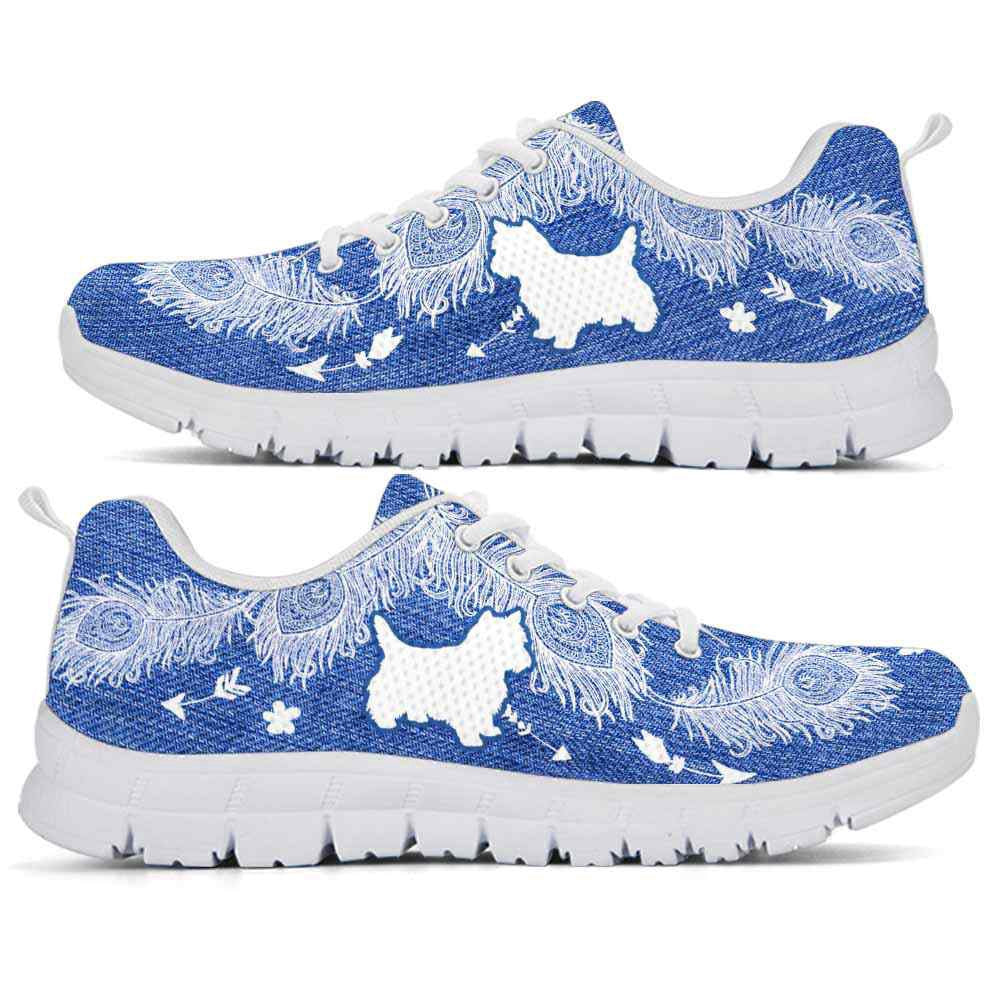 Westie Sneaker, Westie Dog Lovers Sneakers Running Shoes Gift Women Men, Westie Shoes