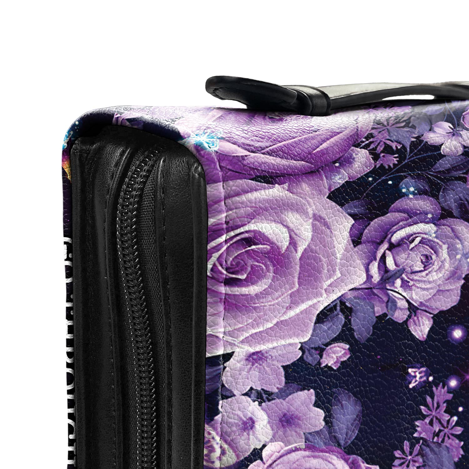 When You Go Through Deep Waters I Will Be With You Isaiah 43 2 Flower Personalized Bible Cover - Pastor's Bible Covers